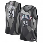 Brooklyn Nets Trikot Cam Thomas Nike 2024-25 City Edition Grau Swingman - Herren